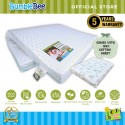 Bumble Bee Latex Baby Mattress 28x52x3" with Fitted Crib Sheet