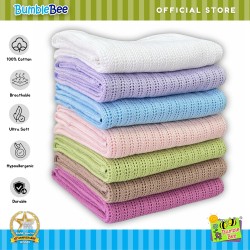 Bumble Bee 100% Cotton Thermal Blanket for Babies & Toddlers
