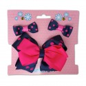 Bumble Bee Hair Clips Set (Red) (XLA0033)