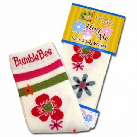 Bumble Bee Hand & Leg Warmers - Scattered Flowers (HLM0019)