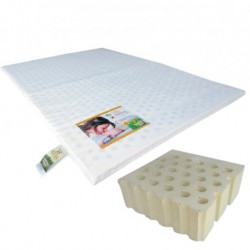 Bumble Bee Latex Playpen Mattress 28x41x2" with Fitted Playpen Sheet