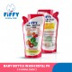 FIFFY Bottle Wash Mint Flavour Refill Pack 98-622 (600ml x 2) - 20490430