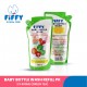 FIFFY Bottle Wash Refill Pack Green Tea 98-623 (600ml x 2) - 20490440