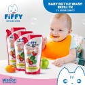 FIFFY Baby Bottle Wash Mint Flavour Refill VP19-001 (600ml x 3) - 20490380