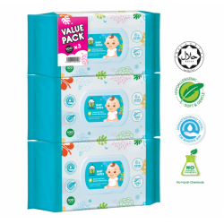 Chomel Baby Wipes 100 Sheets Triple Pack (Value Buy)