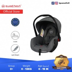 Sweet Heart Paris CS375 Group 0+ Infant Baby Carrier Car Seat Assurance JPJ MIROS ECE Certified (Seal Grey)