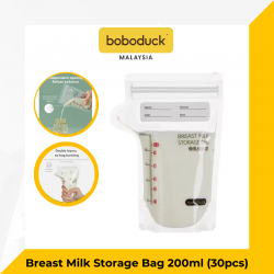 Boboduck Breast Milk Storage Bag 200ml (30pcs / Box)