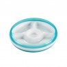 OXO TOT Divided Plate With Removable Ring - Aqua