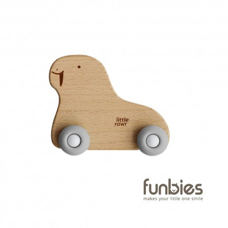 Funbies Wood Wheelie Animal (Walrus)