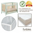 Funbies Clover Baby Cot Set (Soft Green)