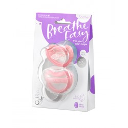 Curaprox Baby Soother - Pink (Size 0) Duo