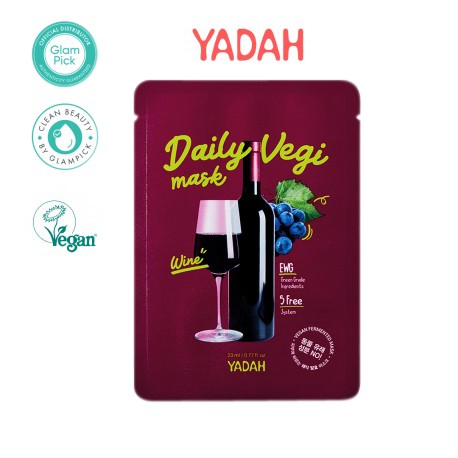 Yadah Daily Vegi Mask (Wine 23ml)