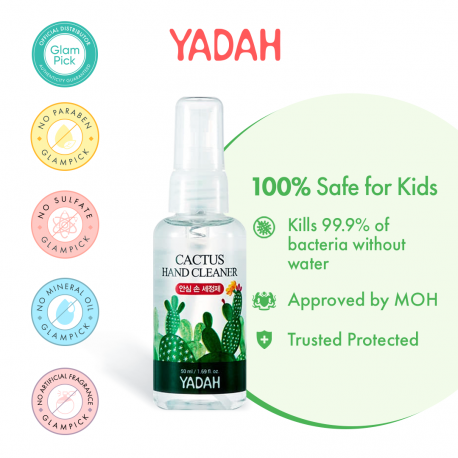 Yadah Cactus 67.5% Alcohol Hand Cleaner 50ml