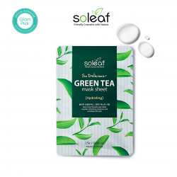 Soleaf So Delicious Green Tea Mask Sheet 25g