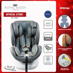 Royal Kiddy London RK 360 PRIME ISOFIX Carseat (Grey)