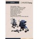 Hugo baby Vagonda Umbrella Portable Baby Stroller - Suitable From New Born to 3 Years Old (GREY)