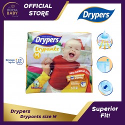 Drypers Drypantz Disposable Diapers (M)