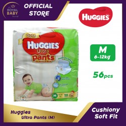 Huggies Ultra Disposable Pants (M) 6-12kg (56pcs)