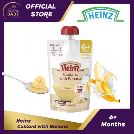 Heinz Custard with Banana 6m+ (120g)