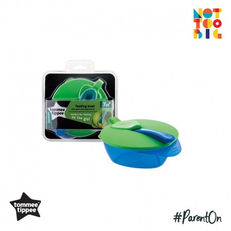 Tommee Tippee Explora Easy Scoop Feeding Bowls 7m+ (Green)