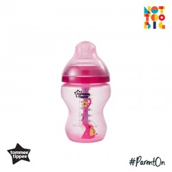 Tommee Tippee Closer to Nature Decorated Bottle (260ml/9oz) Advanced Anti Colic Plus (Girl)