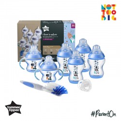 Tommee Tippee CTN with Super Soft Teat Bottle Newborn Starter Kit (Blue)