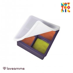 LoveAmme Silicone Baby Food Freezer Tray (4 Servings)