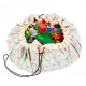 Play & Go 2-in-1 Storage Bag & Playmat 140cm (Flamingo)