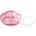 Ange Monkey Food Tray with Cover (Pink)