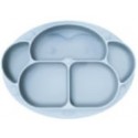 Ange Monkey Food Tray with Cover (Blue)