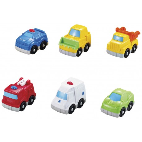 Infunbebe Mini Vehicles Set (6 Cars Set)