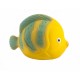 Caaocho Natural Rubber Bath Toy (La The Butterfly Fish Baby Toys)