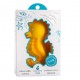 Caaocho Natural Rubber Bath Toy (Nalu The Seahorse Baby Toys)