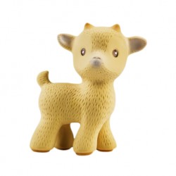 Caaocho Sola The Goat (Tan), Natural Rubber Teething Toy