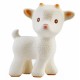 Caaocho Sola The Goat (White), Natural Rubber Teething Toy