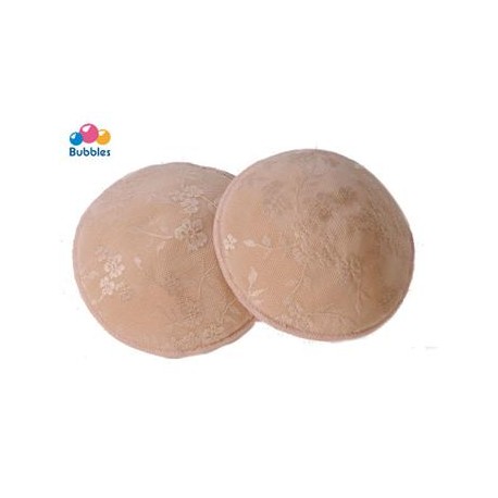 Bubbles Washable Breast Pads- Nude 4pcs 