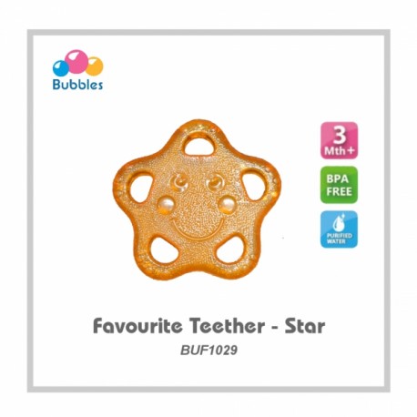 Bubbles Favourite Teether (Star)