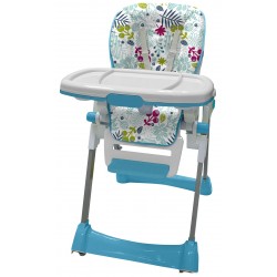 Bubbles Garden Blue High Chair