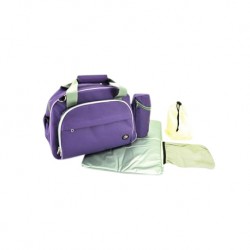 Bubbles Ashley Diaper Sling Bag (Purple)