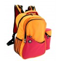 Bubbles Aiden Diaper Backpack (Red/Orange)