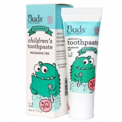 Buds Organics Children's Toothpaste with Xylitol - Peppermint (50ml)