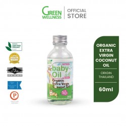 Love Earth Organic Baby Coconut Oil (Extra Virgin) 60ml