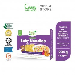 Love Earth Baby Noodles – Wheat, Pumpkin, Beetroot 200g