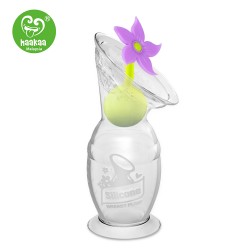 Haakaa COMBO Silicone Breast Pump (100ml) & Flower Stopper