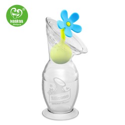 Haakaa COMBO Silicone Breast Pump (150ml) & Flower Stopper 