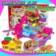 HABY 3D Plasticine Burger Barbecue BBQ Mould Tool Color Clay PlaySet Children DIY Toys