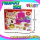 HABY 3D Plasticine Burger Barbecue BBQ Mould Tool Color Clay PlaySet Children DIY Toys