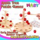 HABY Wooden Montessori Numeric Matching Puzzle Apple Tree Basic Math with Flash Cards Developmental Gift
