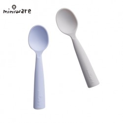 Miniware Teething Spoon Set (Grey+Lavender)