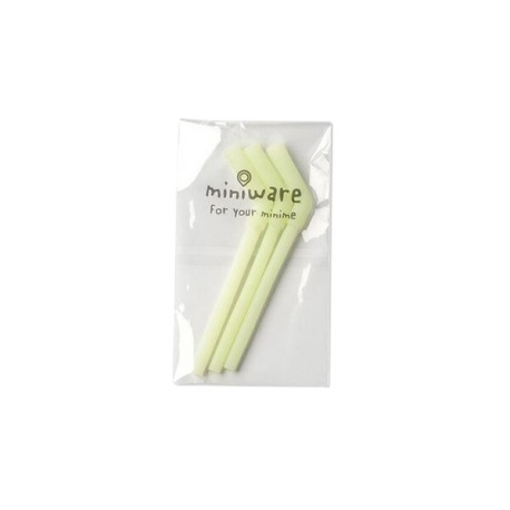 Miniware 1-2-3 Sip! Replacement Straws (Set of 3) - Key Lime